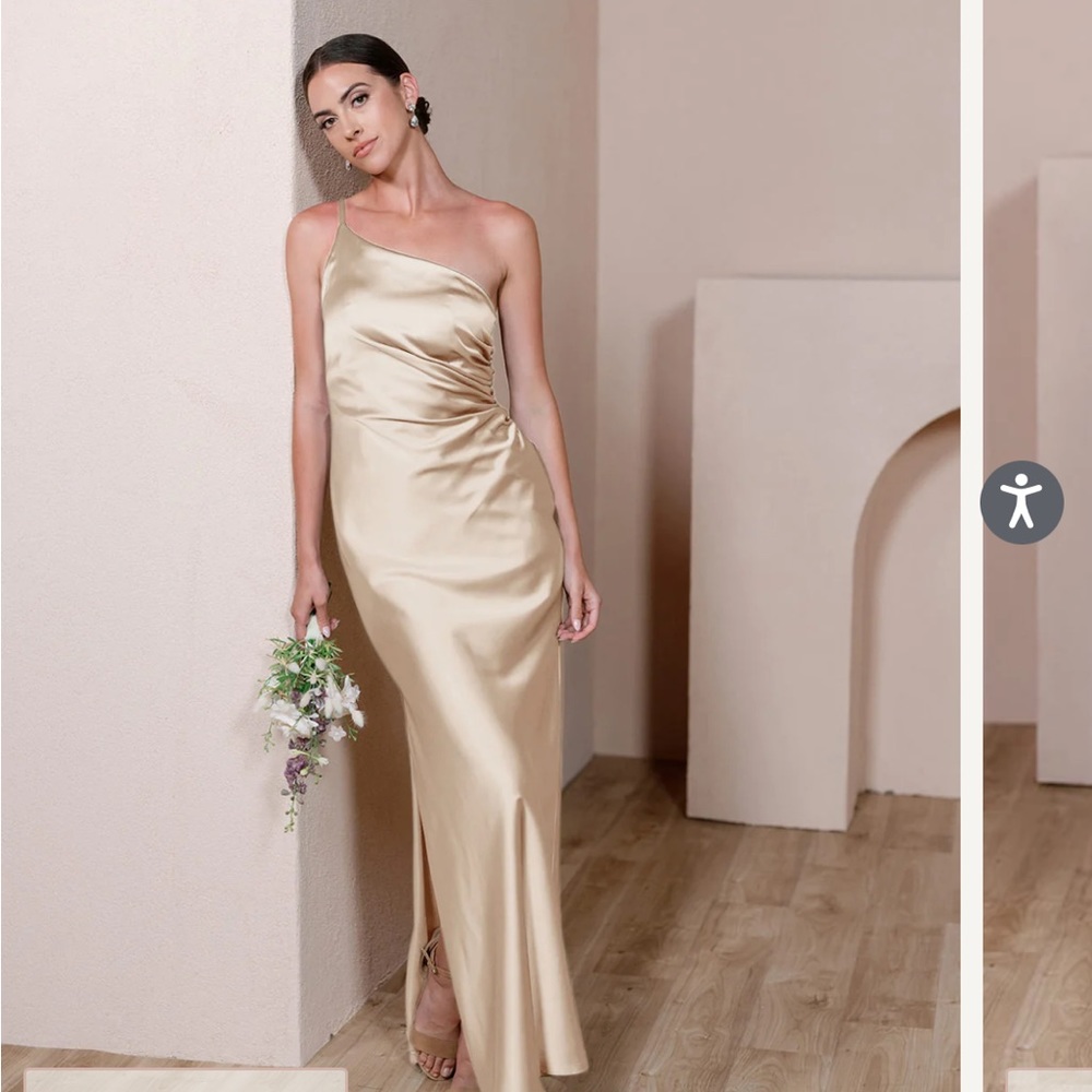 Revelry Bridesmaid Dress Champagne Gold - Jade